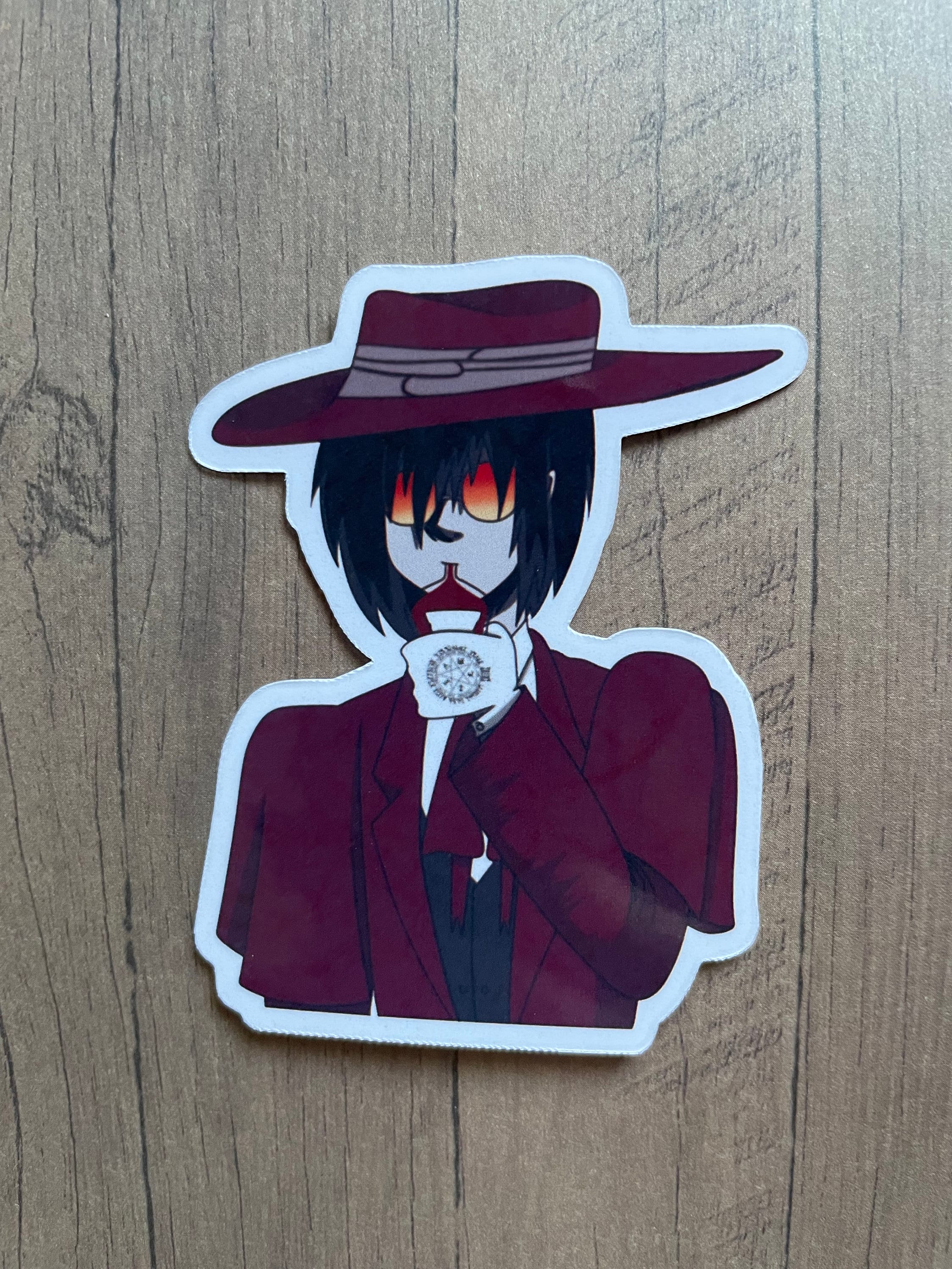 Not Amused Alucard Sticker - Etsy