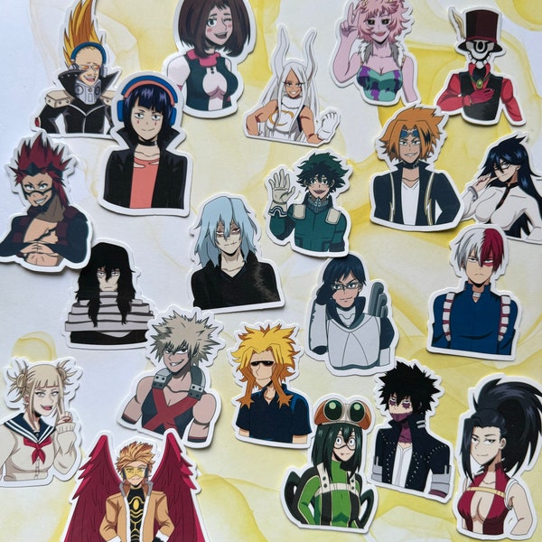 Hero and Villain Stickers