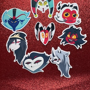 Cute Hell Character Stickers
