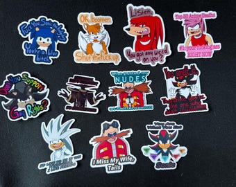 Hedgehog Fandub Stickers
