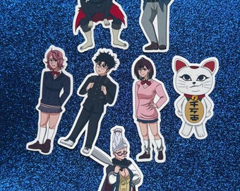 Pegatinas de personajes de DDD