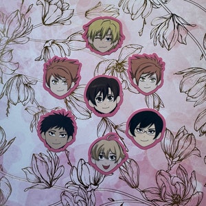 Chibi Host Club Stickers