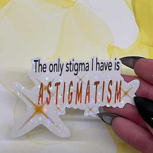 Holographic Astigmatism Stigma Sticker