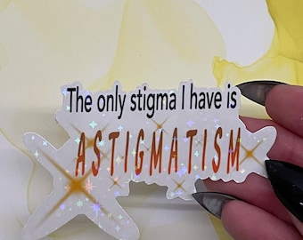 Holografische astigmatisme stigma sticker
