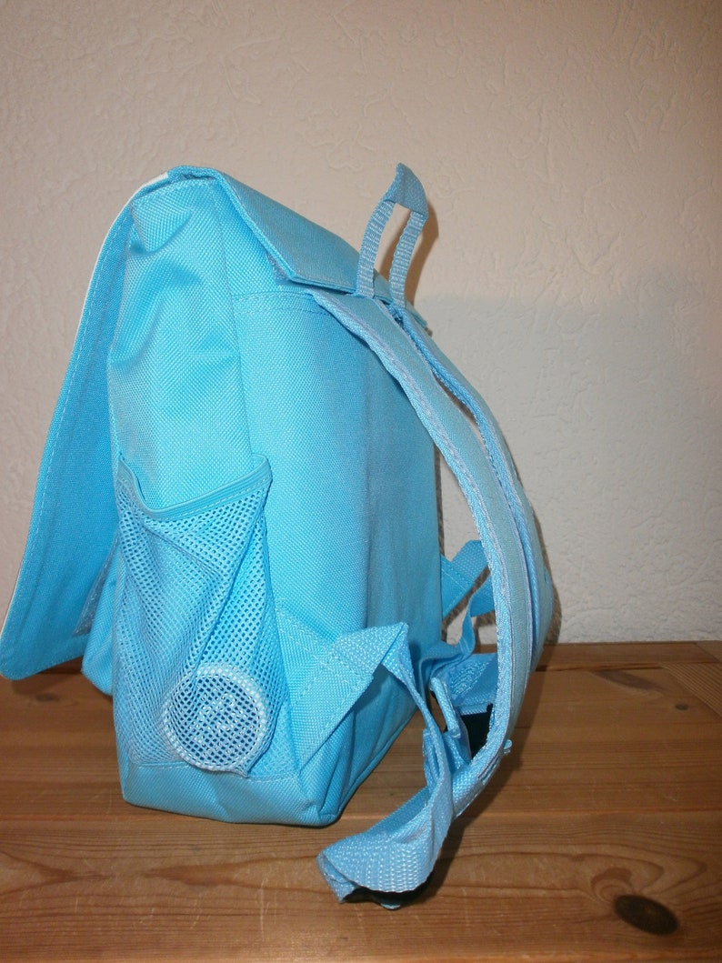 Children/'s backpack with steam locomotive