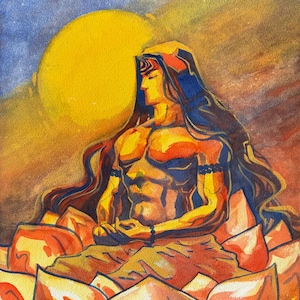 Lord Shiva in Deep Meditation, Vibrant Spiritual Artwork , Cosmic Energy, Divine Tranquility, and Enlightenment, Meditative Yoga Decor
