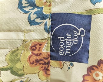 Ellison Round Dog Bed Bold Flowers Pattern, 3 Sizes Dog Beds/Fabric Covers, Pet Furniture