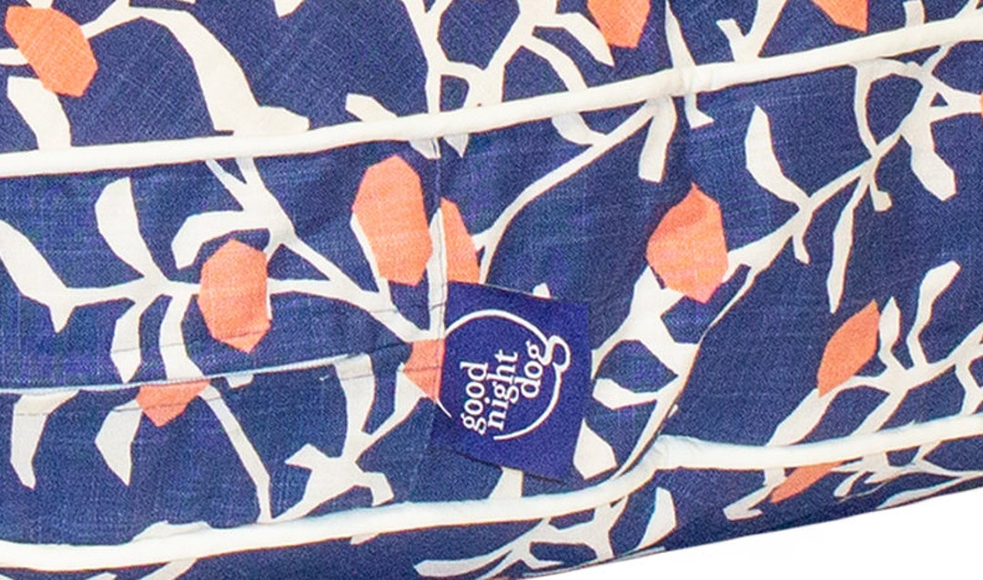 Cotway Round Dog Bed Sapphire, Dog Bed in 3 Sizes, Dog Bed Fabric