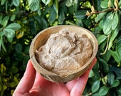 Vegan Ethiopian Coffee Moisturising Whipped Butter Scrub ( Pomegranate Seed, Cocoa Butter, Shea Butter, Coconut Oil, Peppermint Oil)