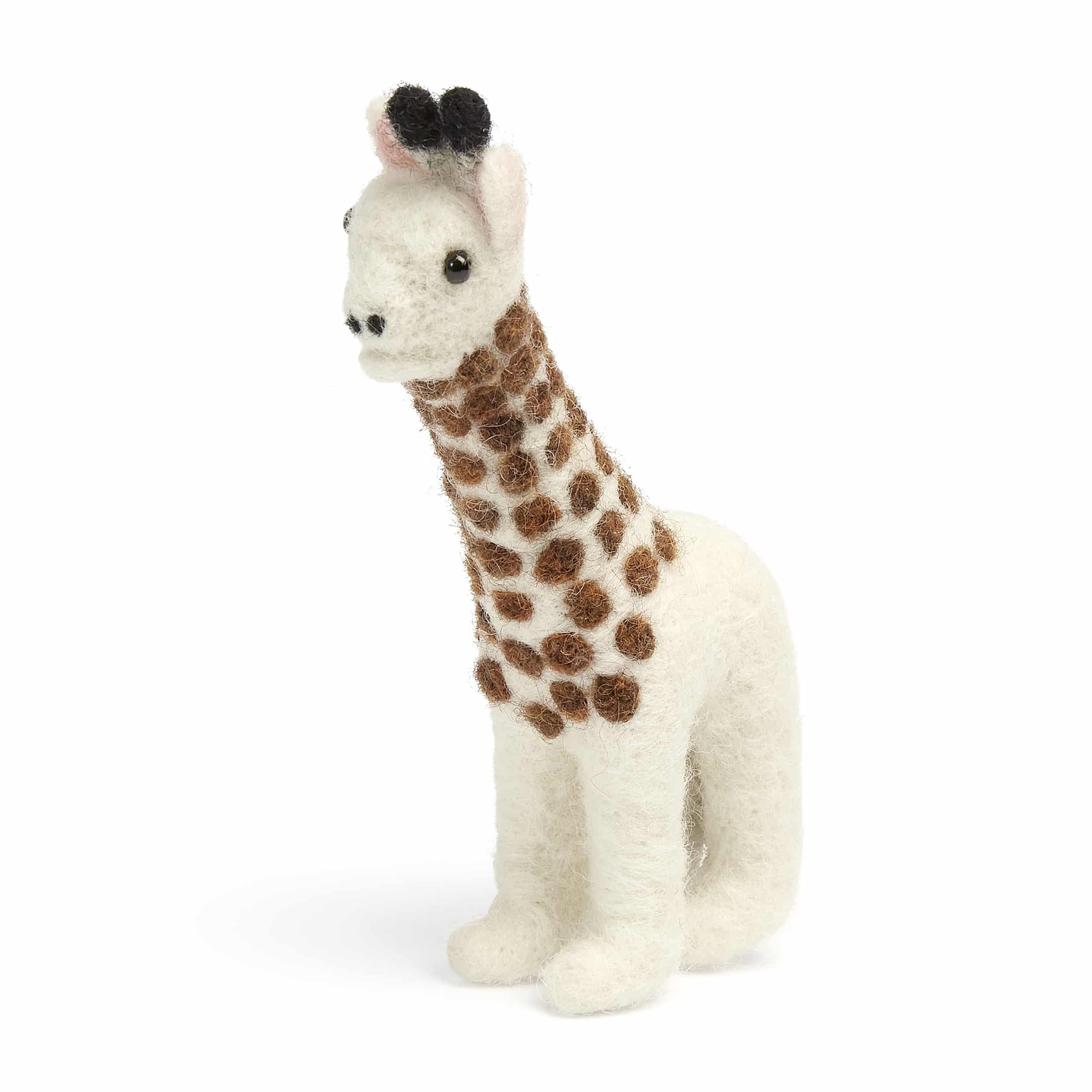 Needle Felting Giraffe Kit. Easy Felting. Craft Activity. Giraffe Felting.  DIY Felting. Birthday Gift. Christmas Gift. Beginner Felting Kit. 