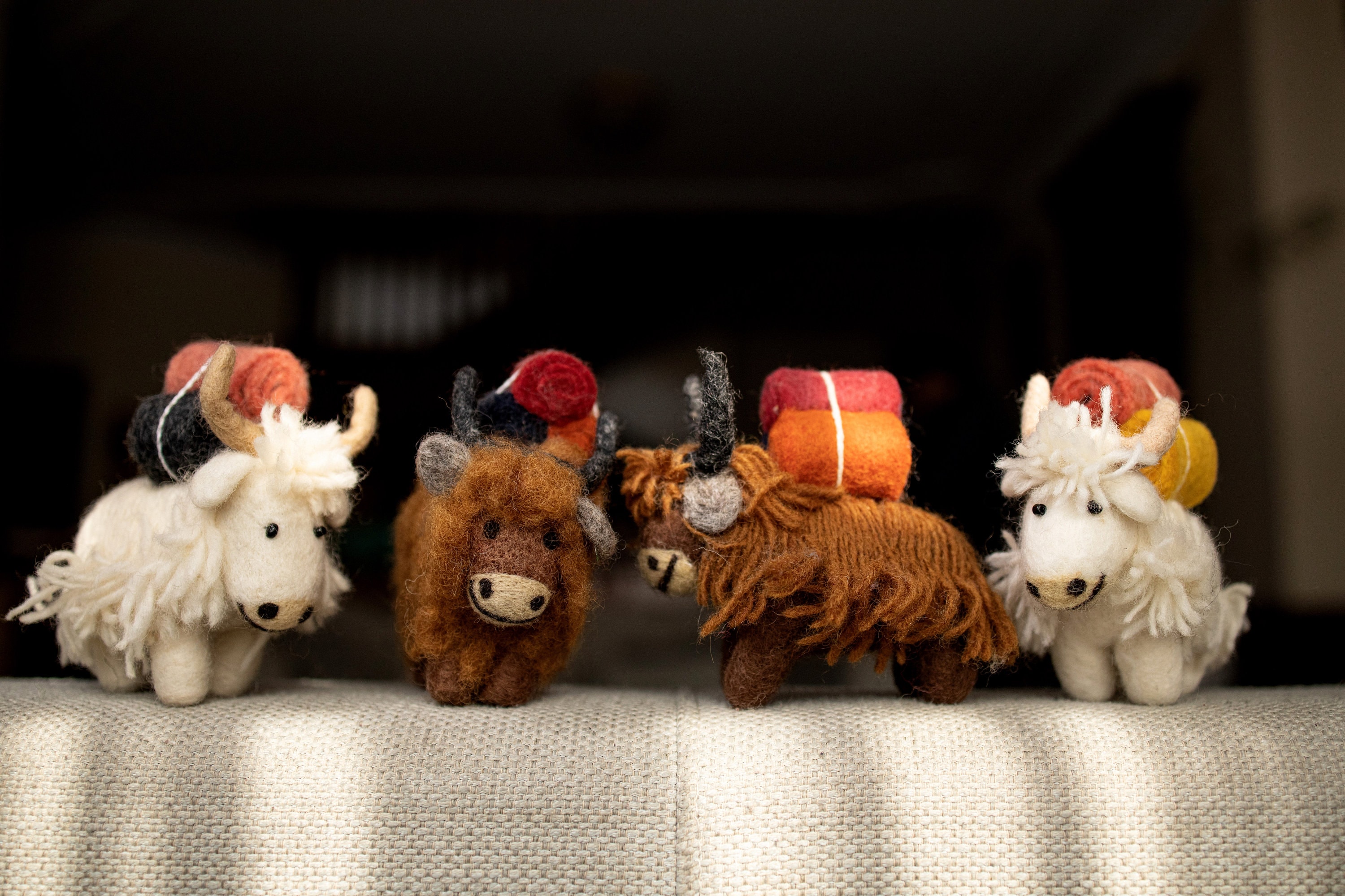 Felted Yak Figurine: Handmade New Zealand Wool Desk Toy - Etsy