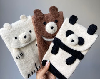 Gevilte telefoonhoes, telefoonhoes huisdier, wollen beschermende schattige telefoonhoes, natgevilt, telefoonhoes, telefoonhoes wol, milieuvriendelijke hoes
