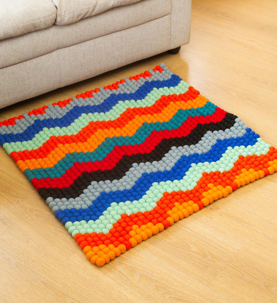 Everest Rugs Everest Rugs Multi Coloured Wave Pattern , Rugs for Home, Home Decor ...