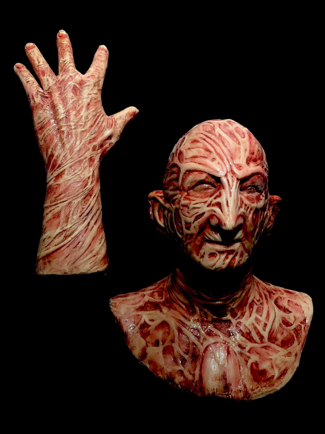 Freddy Inferno Krueger VS Silicone Mask & Hand by WFX.