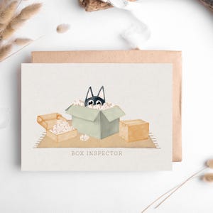 Postcard Cat I Cat Lover I Greeting Card I Gift for Cat Fans I Cat Picture I Greeting Card for Moving