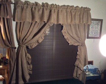 Primitive Curtains Etsy