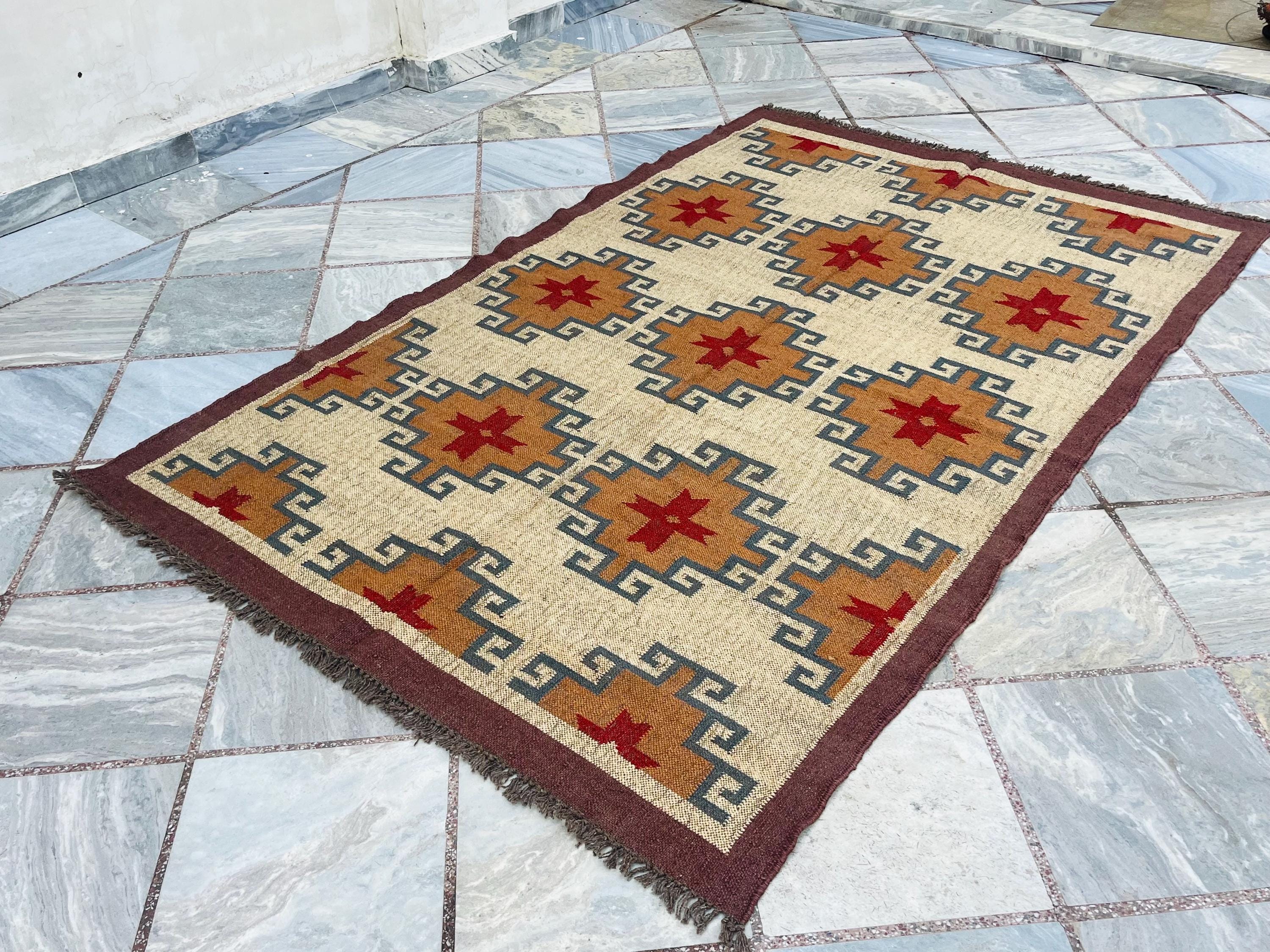 Scandinavian Kilim Rug - Handwoven, Simple | Elegant Design, Multiple ...