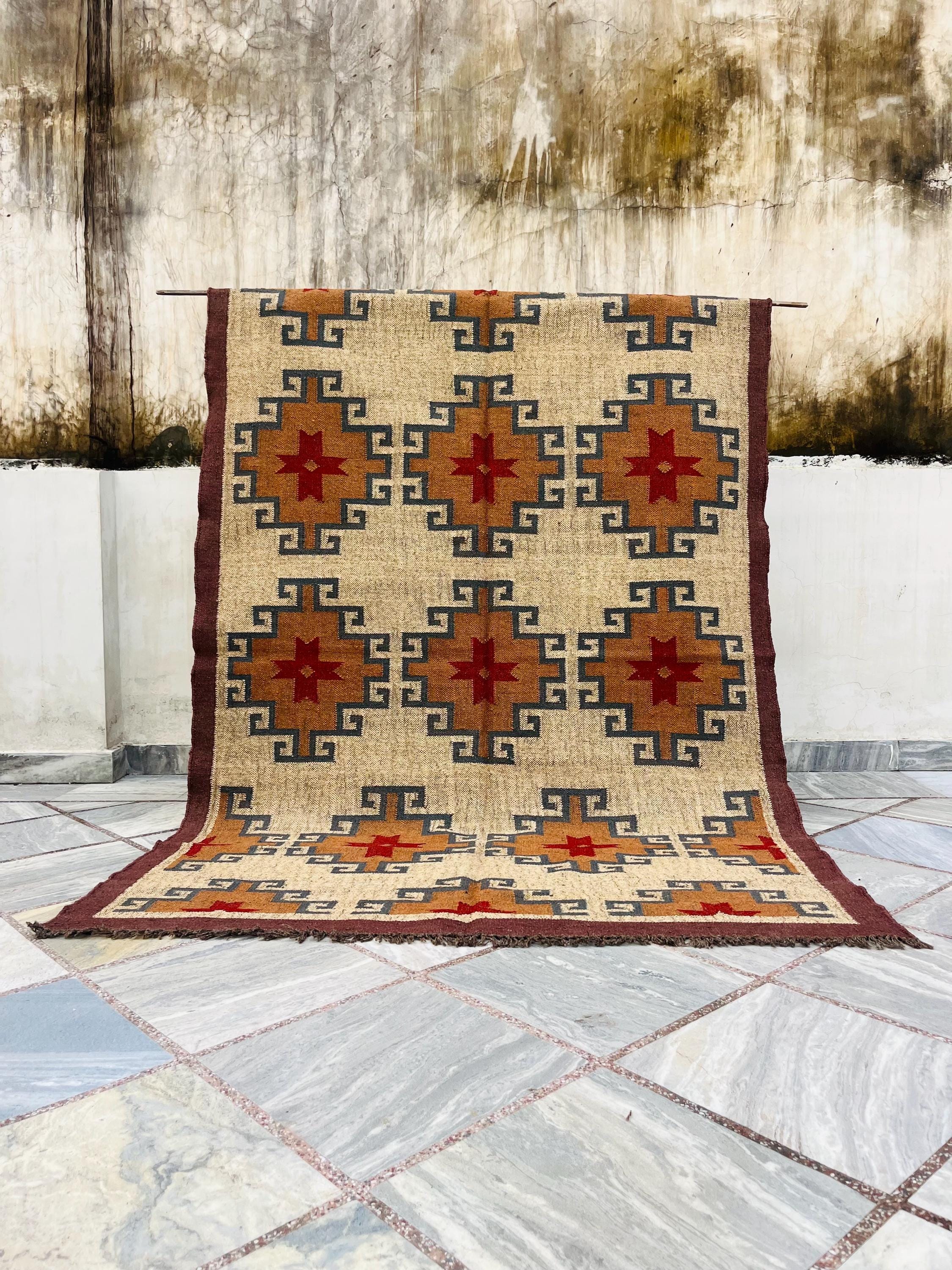 Scandinavian Kilim Rug - Handwoven, Simple | Elegant Design, Multiple ...
