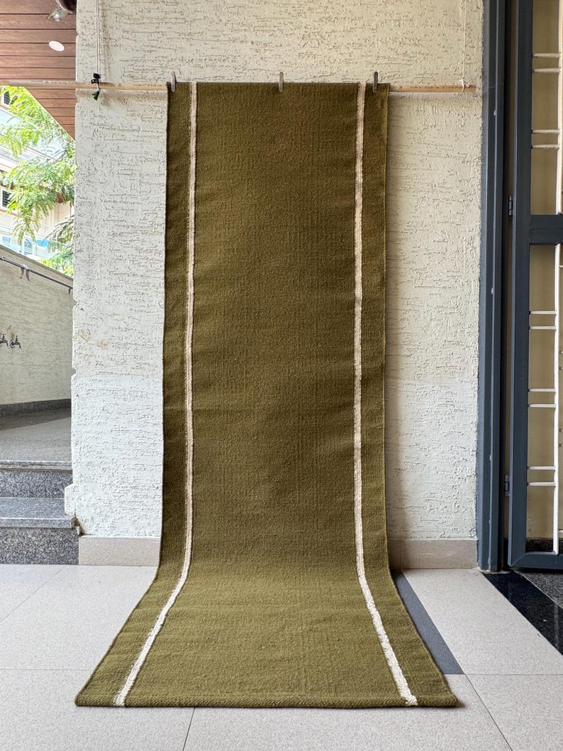 2.5x12 Wool Runner | Long Runner for Stairs | Custom Size Wool Runner | Black White Stair Runner | Black and White Wool Rug | Wool Kilim Stair Runner | Entryway Wool Kilim | Wool Rug for Hallway | Natural Wool Flatweave | Textured Wool Runner | Minimalist Wool Rug | Earth Tone Wool Rug | Cozy Green Runner | Artisan Handwoven Rug | Natural Fiber Wool Rug | Reversible Wool Kilim | Rustic Wool Runner Rug | Green Stair Runner | Modern Flatweave Kilim