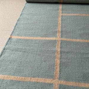 handmade artisan rug, rustic wool stair carpet, natural home wool rug, soft wool stair rug, kilim runner rug, wool kilim rug, handwoven kilim runner, wool kilim striped rug, artisanal kilim runner rug, handmade striped kilim rug, neutral kilim runner rug, bohemian kilim rug runner, rustic kilim stair runner, long kilim runner rug, flatweave kilim wool runner.