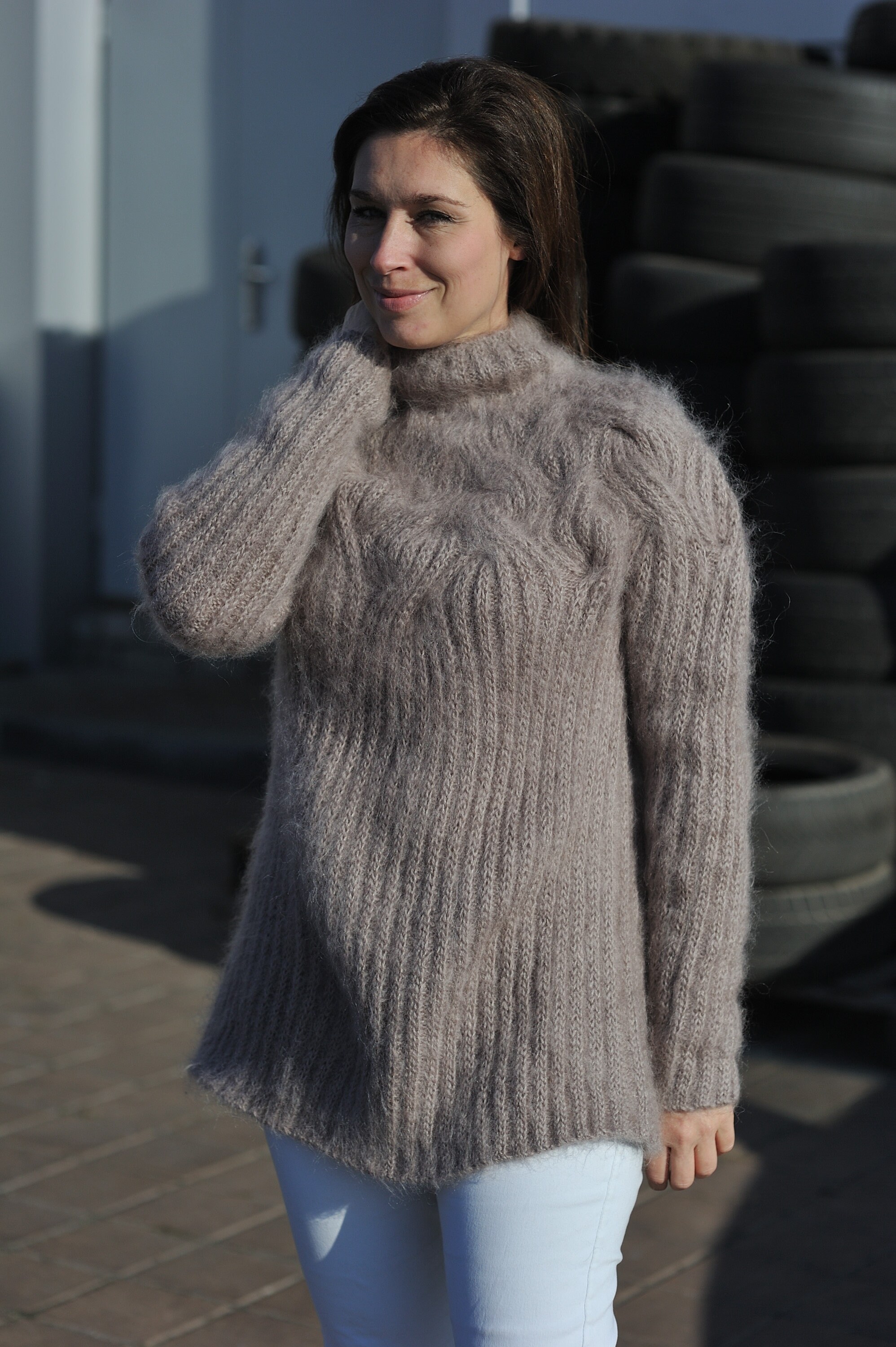 ニット+セーター Rosarymoon Turtle neck mohair pullover Rosarymoon（ロザリームーン）タートルネックモヘア プルオーバー