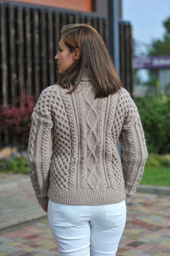 Cable Knit Sweater Cable-knit Turtleneck Sweater - Gorgeous