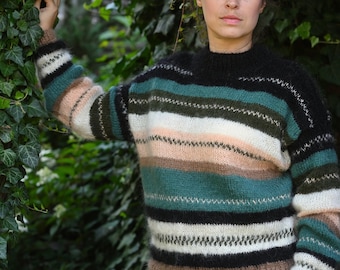 Mohair sweater women. Mohair  women's sweater. Mohair Sweater. handknitted sweater. oversize women's pullover