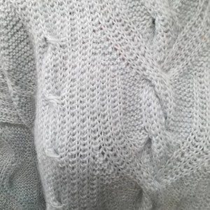 Knit sweater for women Wool turtleneck Pullover Oversize clothes Woman clothing image 6