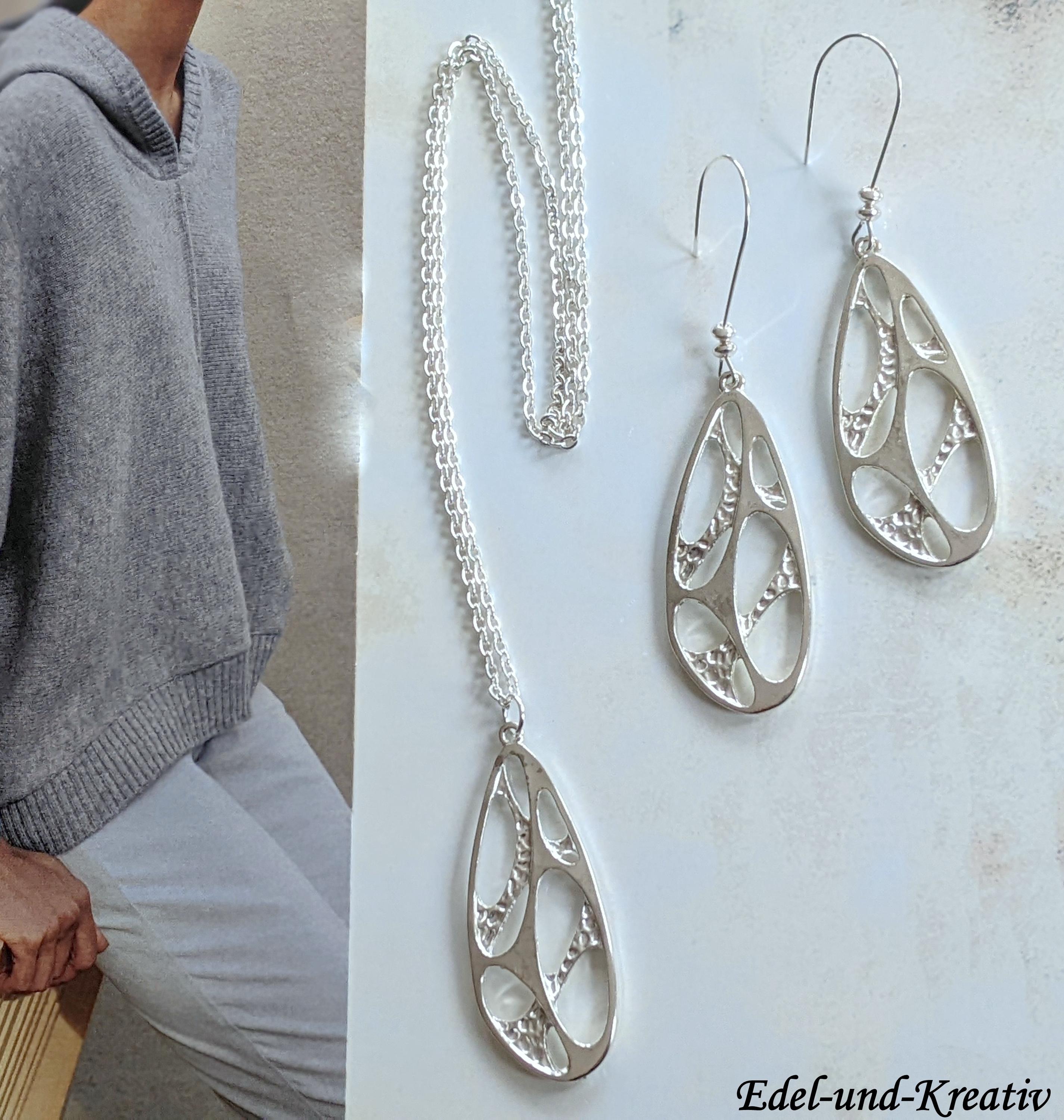 LOLIAS Orecchini Cerchio Argento per Donna 925 Sterling Argento
