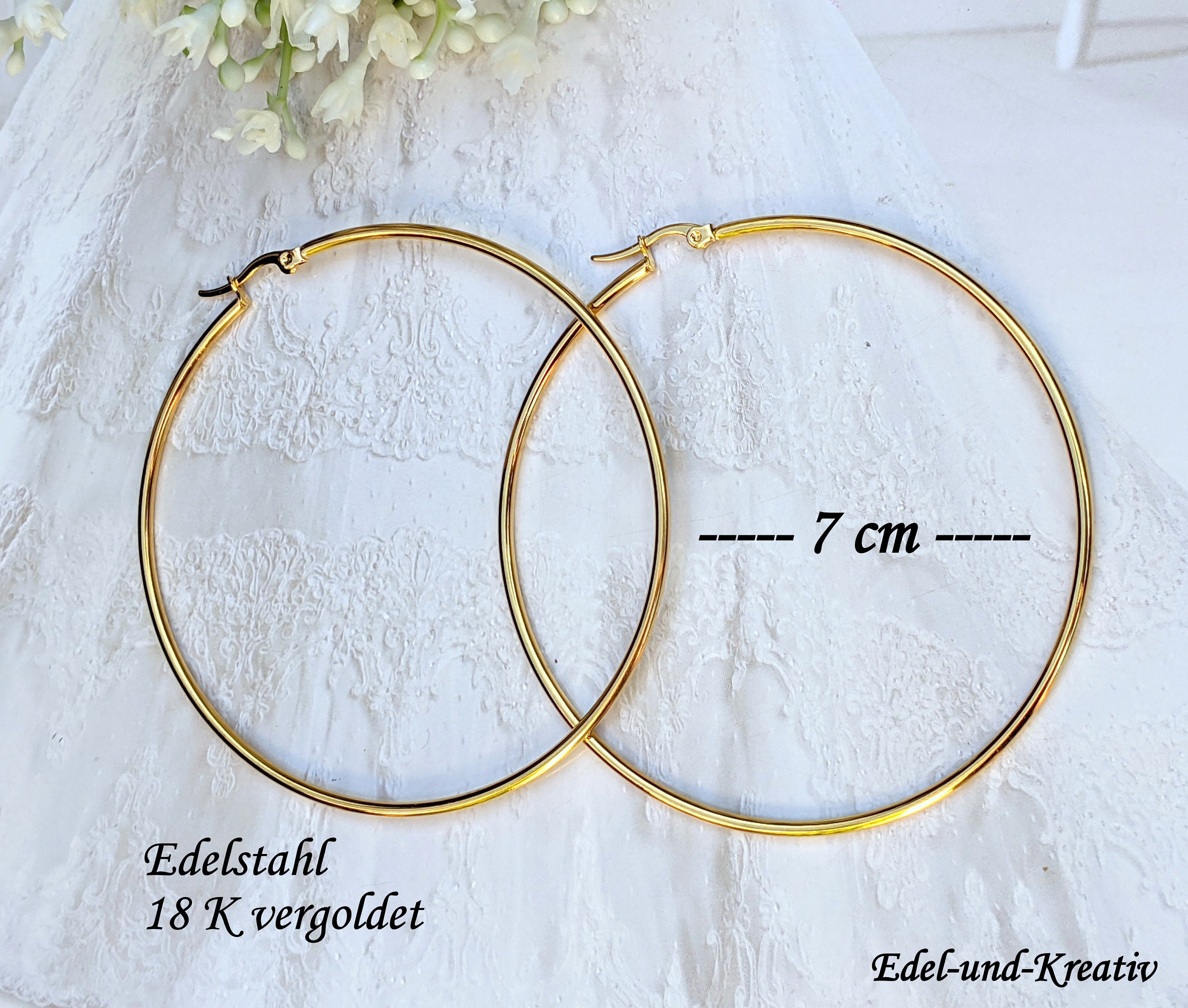 Boucles D'oreilles Créoles - BIJOUXIA - Rectangulaires - Plaqué Or 18 Carats - Oxyde De Zirconium - Neuf Plaqué Or 18 Carats - Achat / Vente Boucle D'oreille Boucles D'oreilles Créoles