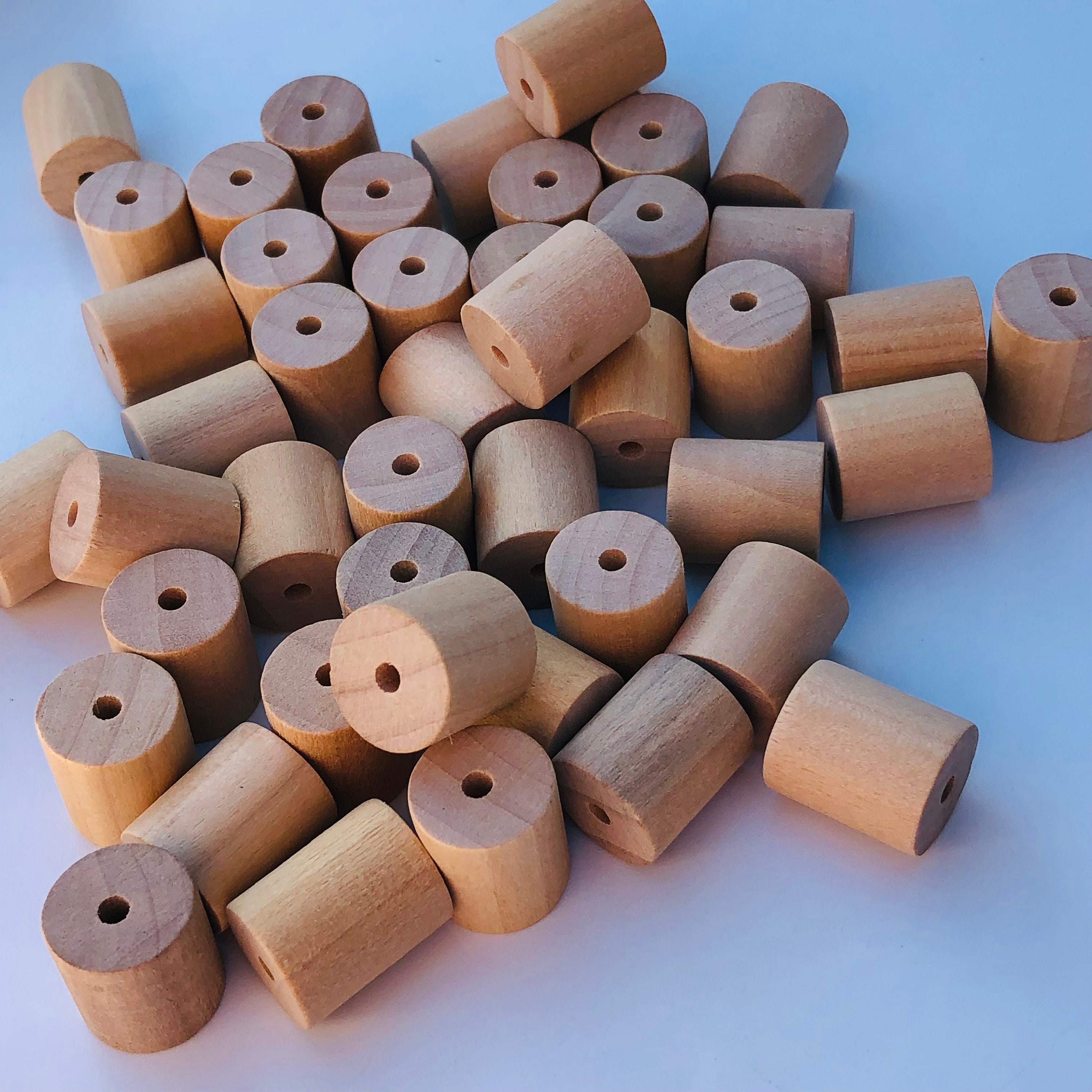 Giant Round Wood Beads Unfinished 50mm 2 Inch Large Hole 1 Piece