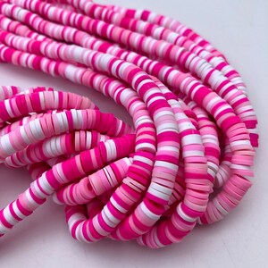 One Strand 330pcs Wafer Disc Gelati Polymer Clay Beads Katsuki