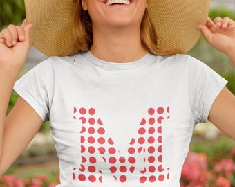 Minnie Mouse Polka Dot Tee Shirt | Ladies Disney Shirt | Minnie Mouse Shirt | Women's Disney Shirt | Disney Fashion Tee | Minnie Mouse Ears