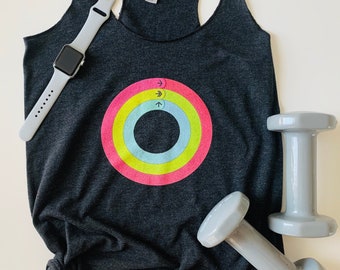 Close Your Rings Racerback Tank Top | Apple Watch Fitness Gift