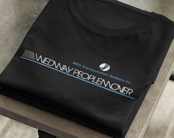 Wedway Peoplemover Tee Shirt | People Mover Shirt | Walt Disney World | Disney Shirt for Men | Tomorrowland | Vintage Disney Graphic Tee
