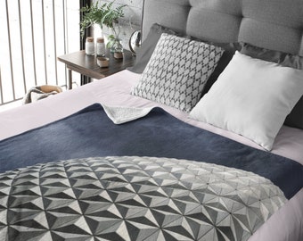 Manta súper suave de Epcot / Spaceship Earth / Hogar Disney / Sala de estar de Epcot / Manta de dormitorio Disney, ideal para acurrucarse