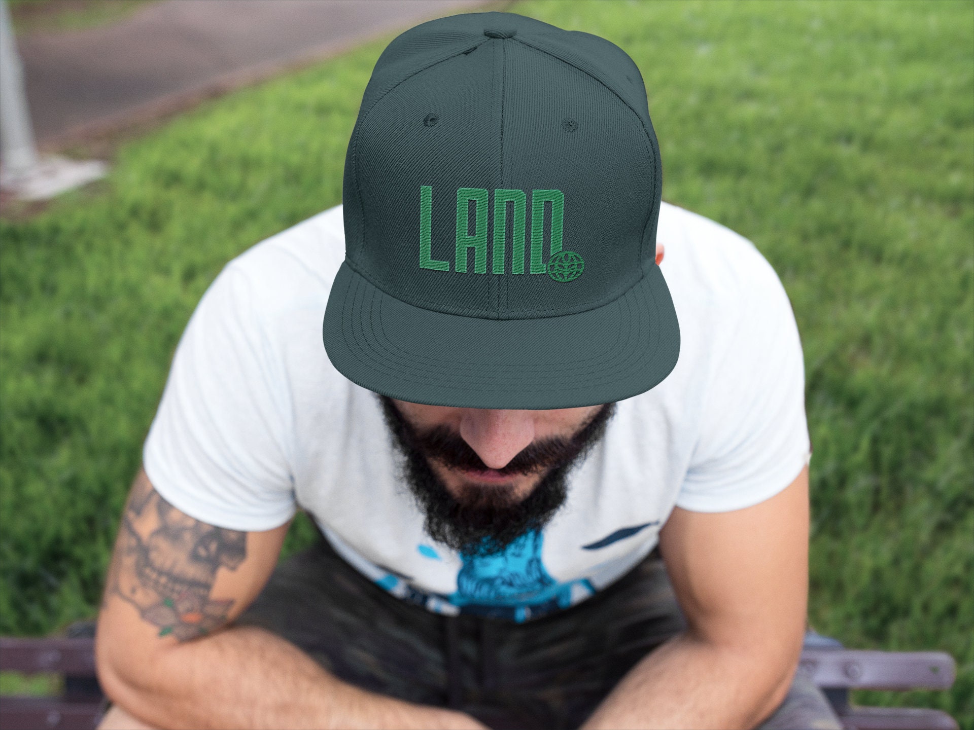 Retro Epcot the Land Snapback Hat Walt 