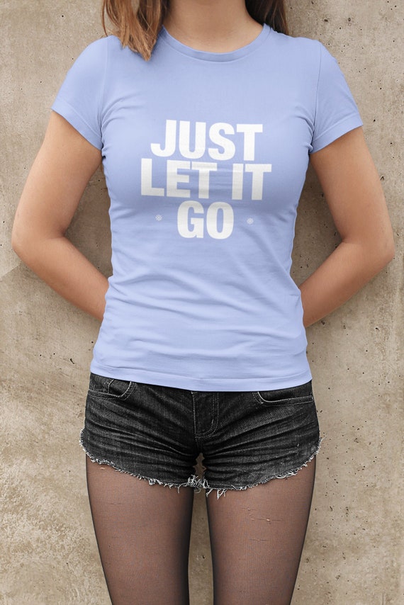 Elsa Just Let It Go Shirt | Queen Elsa | Frozen | Princess Loungewear |  Disney Cosplay | Wreck It Ralph | Princess Slumber Party | Ladies - Etsy