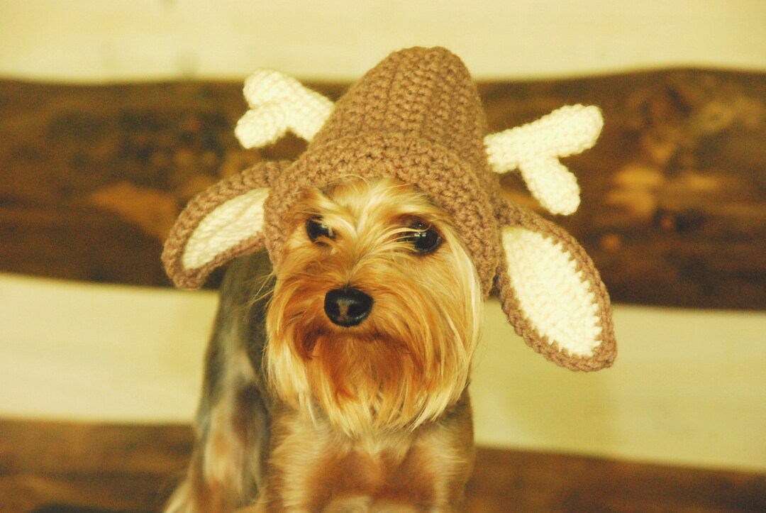 Reindeer Hat for Dogs Dog Antlers Christmas Dog Costume Reindeer Dog