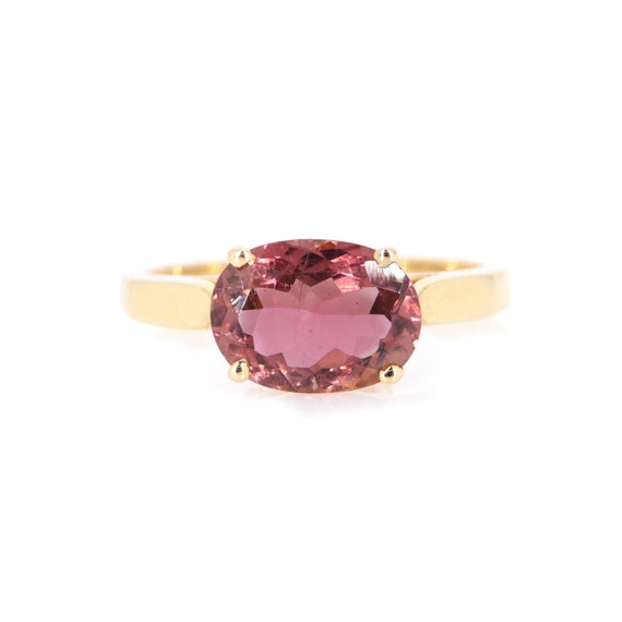 Peach tourmaline deals ring
