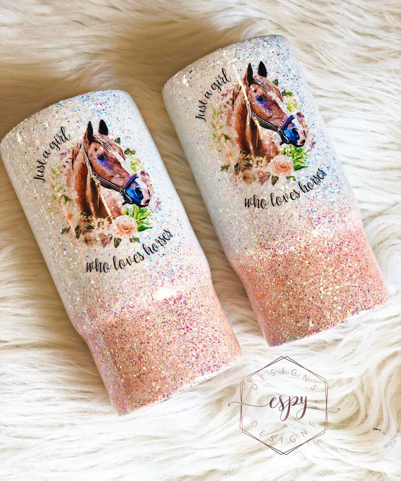 Horse tumbler/horse gift/equestrian gifts/stainless steel Etsy