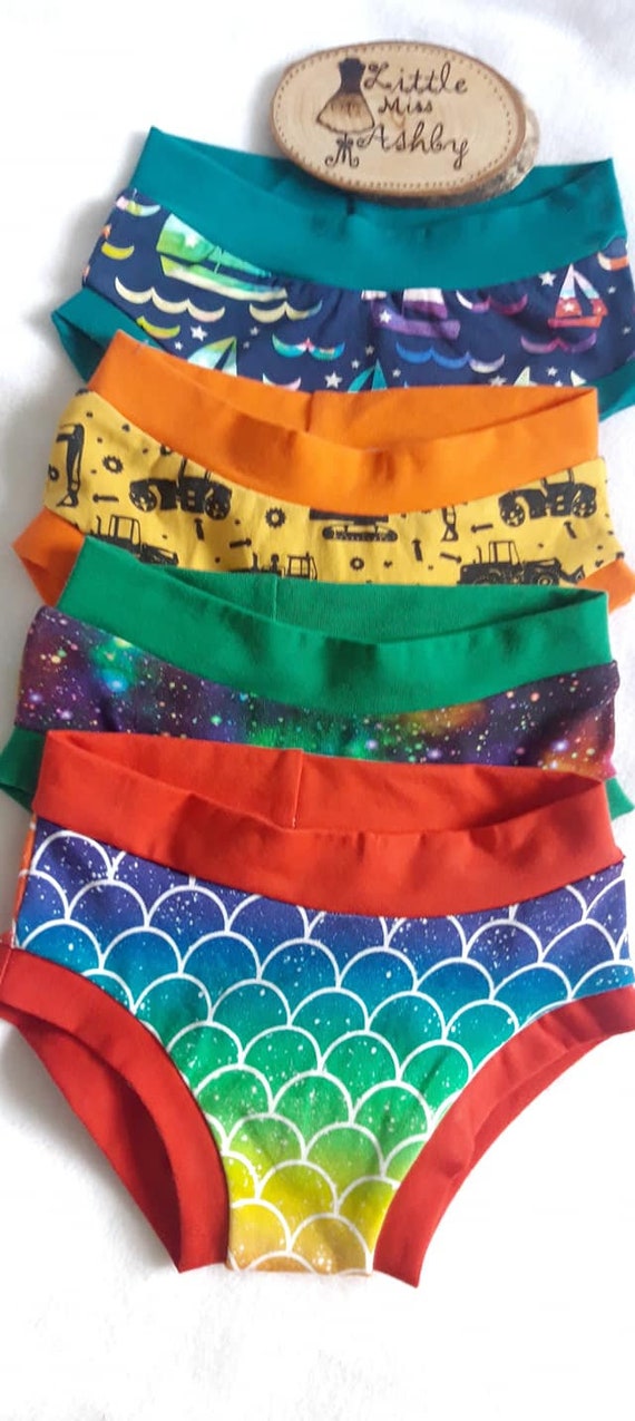 Scrappy Kids Pants, 4 Pack, Multipack Handmade Scrundies, Handmade