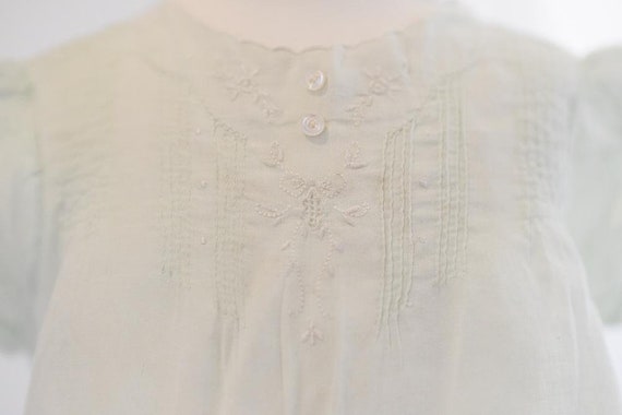 Vintage Light Mint Green Baby Dress - image 10