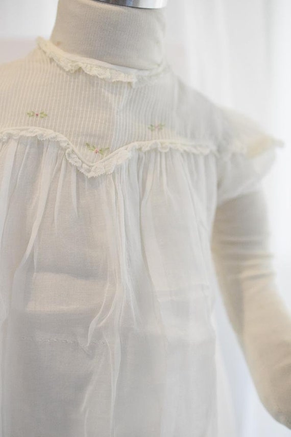 Vintage Toddler Smocked Slip Dress - image 3