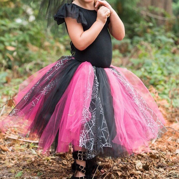 Black and top pink tutu skirt