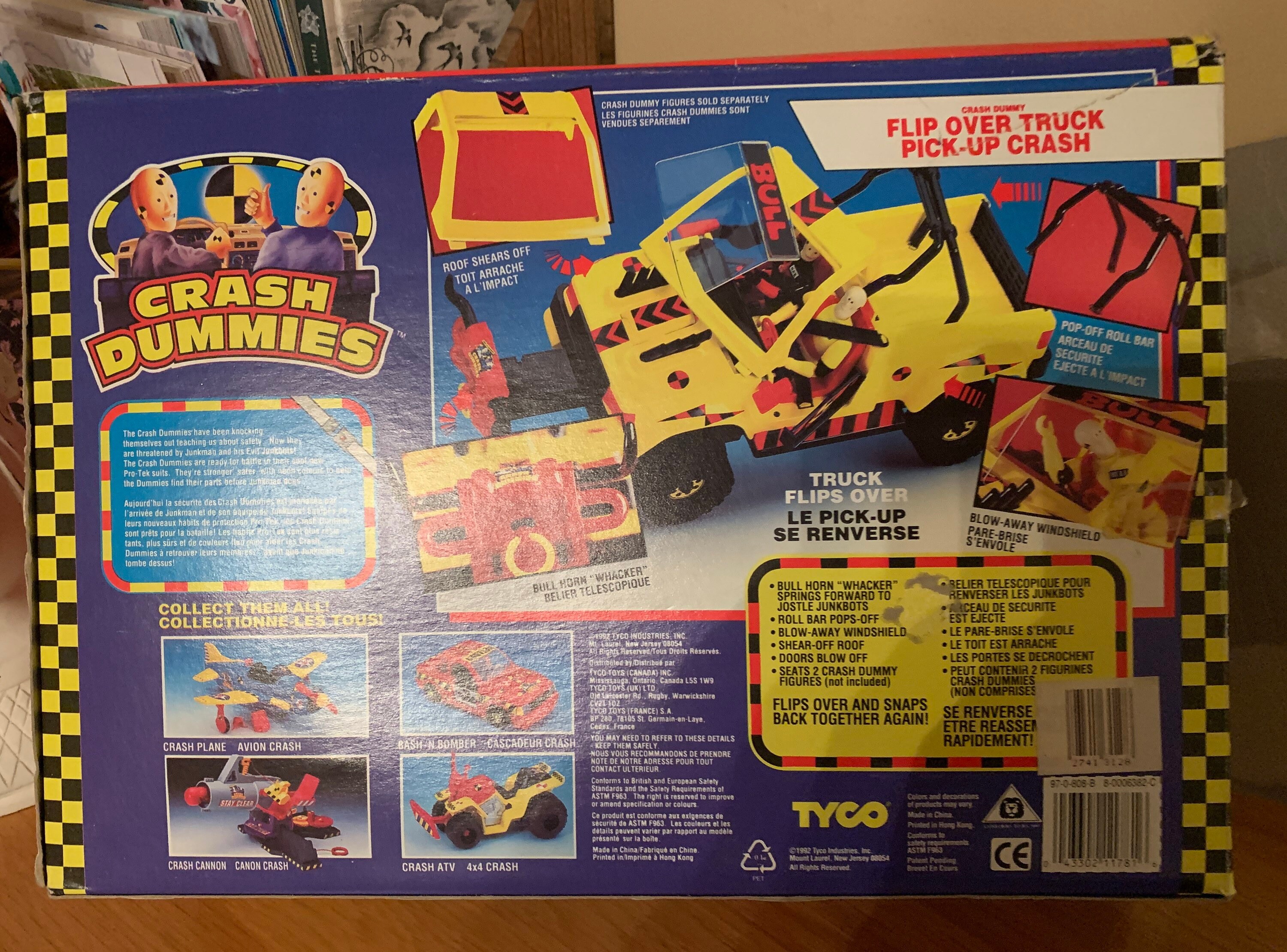 Vintage Tyco Flip Over Car Crash Dummies Pick Up Truck And Etsy