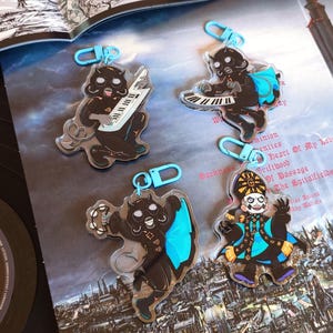 PRE-ORDER Ghost Papa Emeritus Copia and Ghoulettes keychains