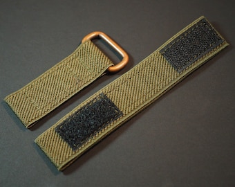 Watch strap with stainless steel clasp