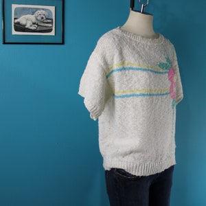 Vintage 1980's Knitted Sweater Top by Catalina image 4