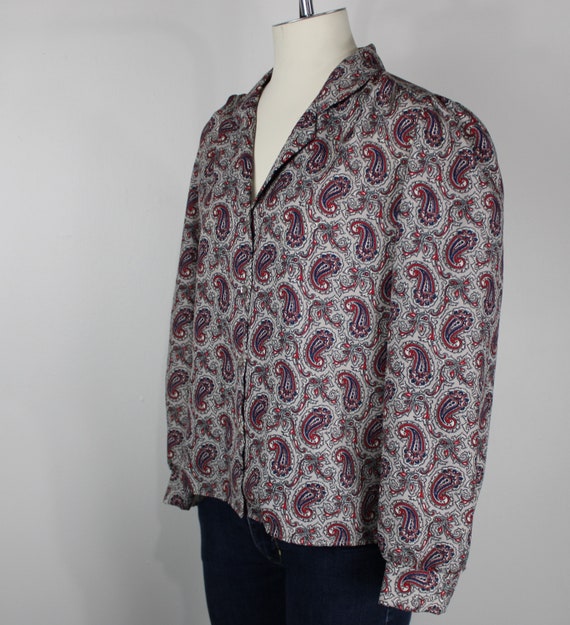 Vintage 1980's Blouse by R L M - image 3